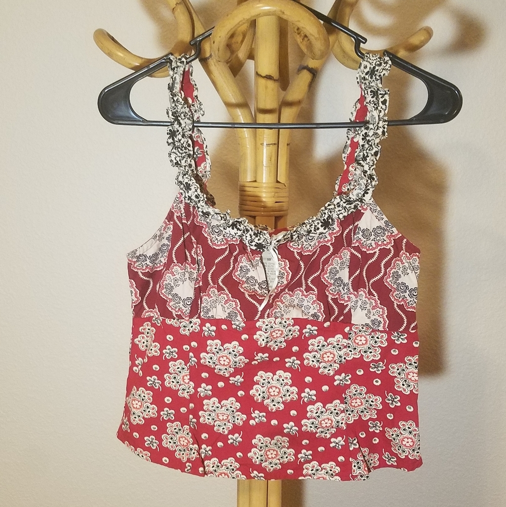 Elevenses Multi Print Crop Top